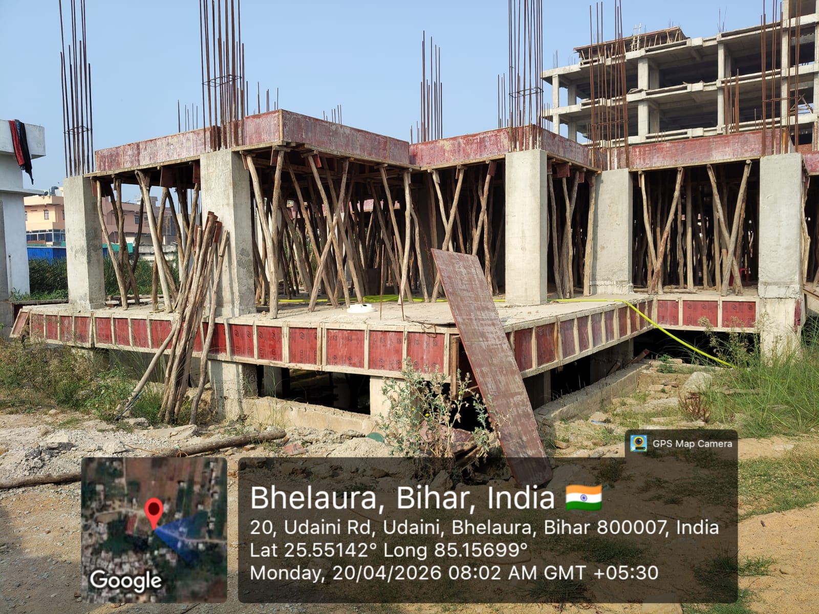 Current Work Construction Progress
