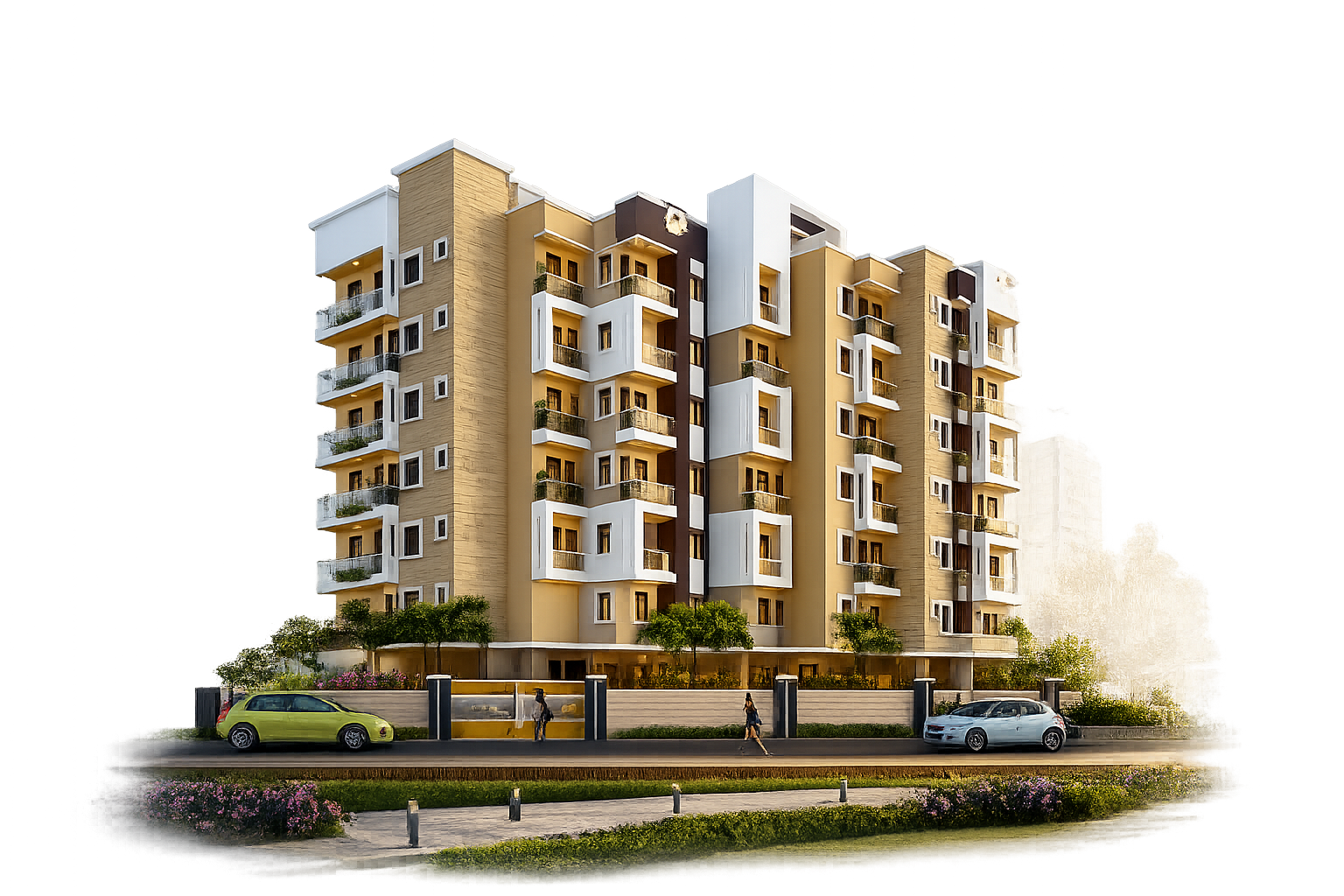 Harihar Residency Architecture Cutout